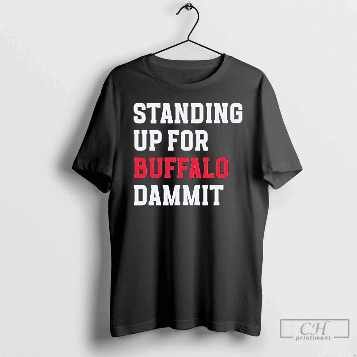 Sean Mcdermott Standing Up Buffalo Dammit T-Shirts