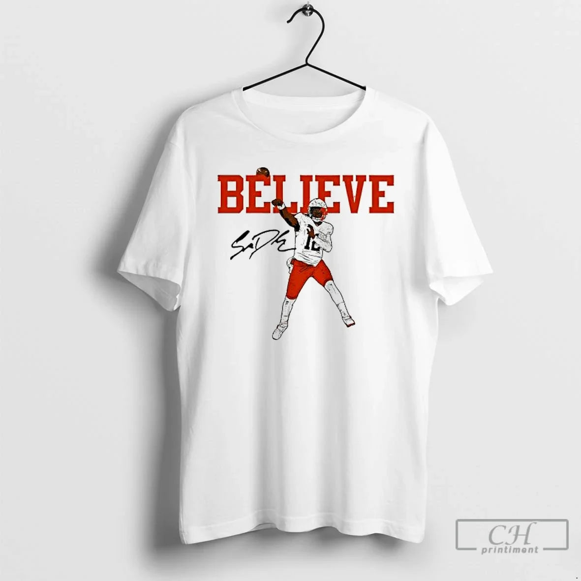 Shedeur Sanders Believe Cleveland Browns Signature T-Shirts
