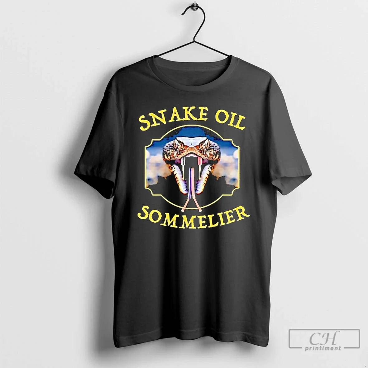 Snake Oil Sommelier Funny Snake T-Shirts