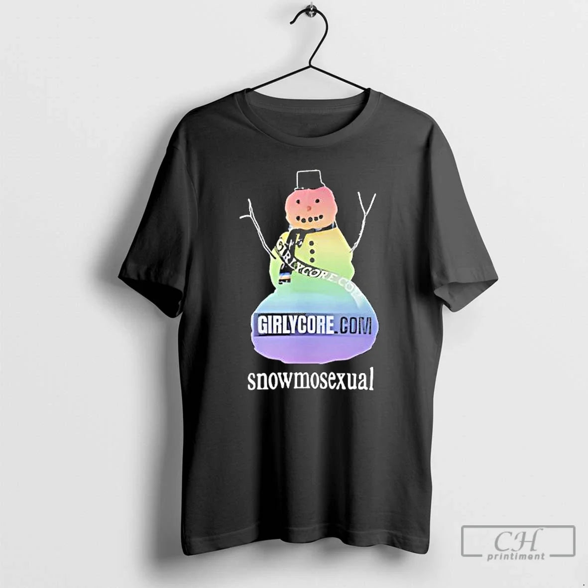 Snowmosexual Girlycore Snowman T-Shirts