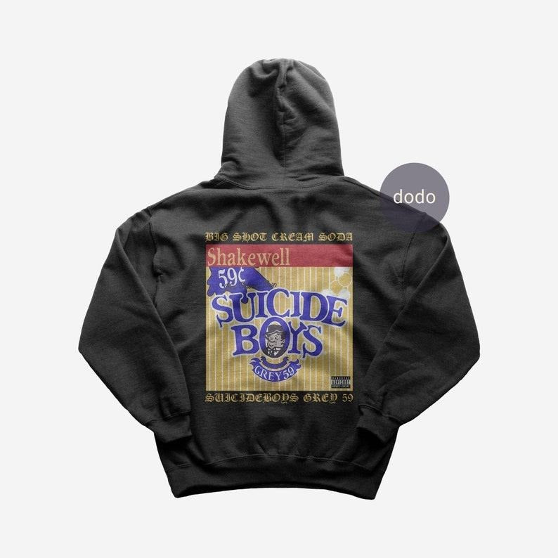 Suicideboys Big Shot Cream Soda Album Suicideboys New Album Heavy Cotton T-Shirts