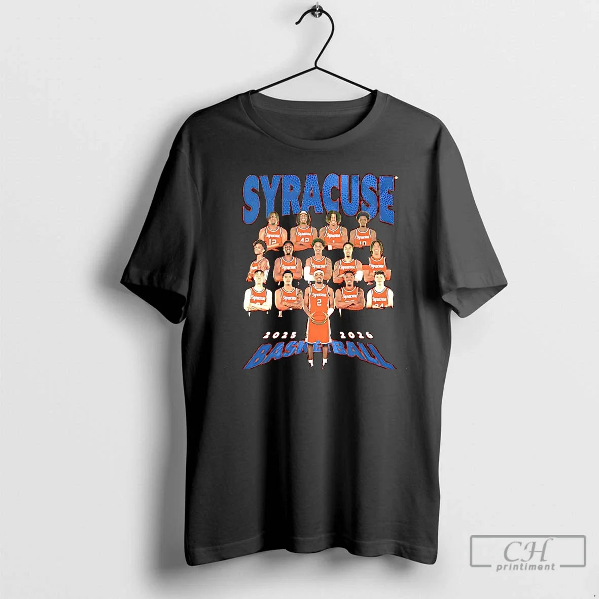 Syracuse Basketball Team 2025 2026 Collage T-Shirts