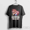 Texas Am Aggies 2025 Volleyball National Champions Mascot Flag T-Shirts
