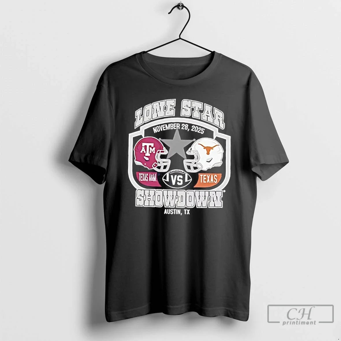 Texas Longhorns Vs Texas Am Aggies2025 Lone Star Showdown T-Shirts