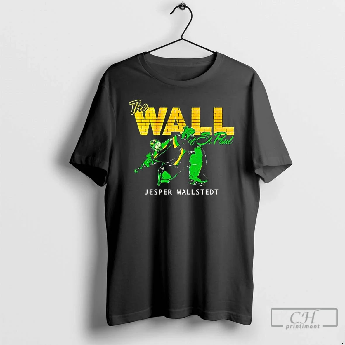Wall St Paul Jesper Wallstedt Hockey T-Shirts