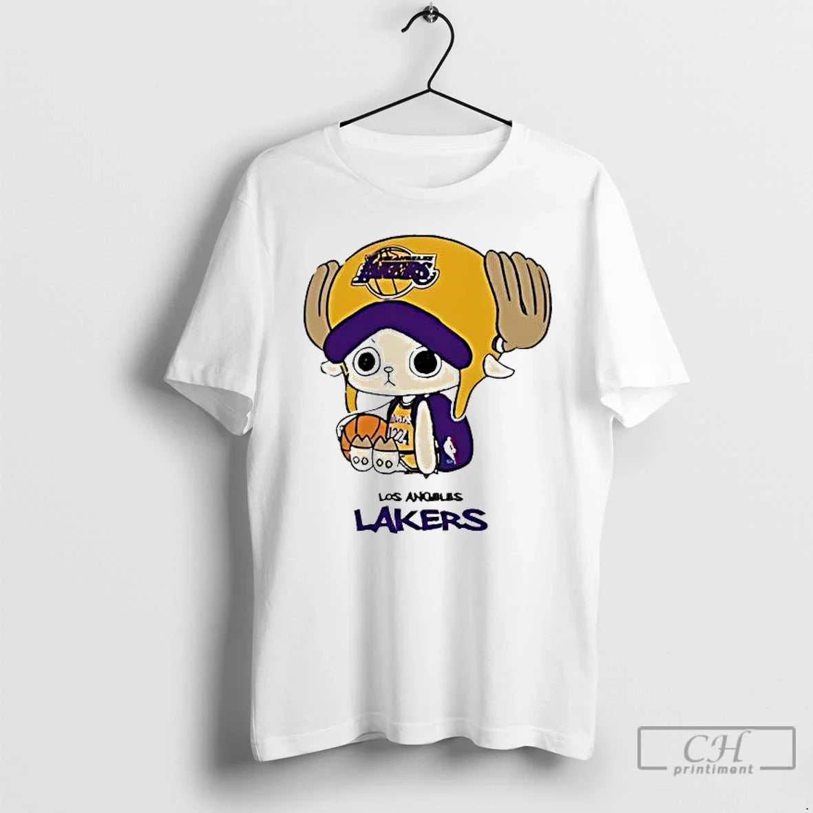 Tony Tony Chopper X Los Angeles Lakers T-Shirts