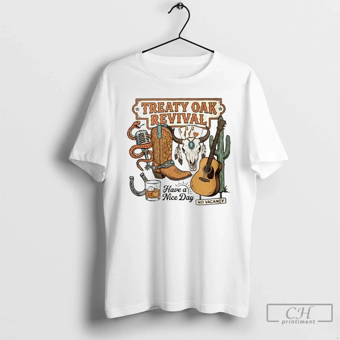 Treaty Oak Revival Country Music Western Cowboy T-Shirts