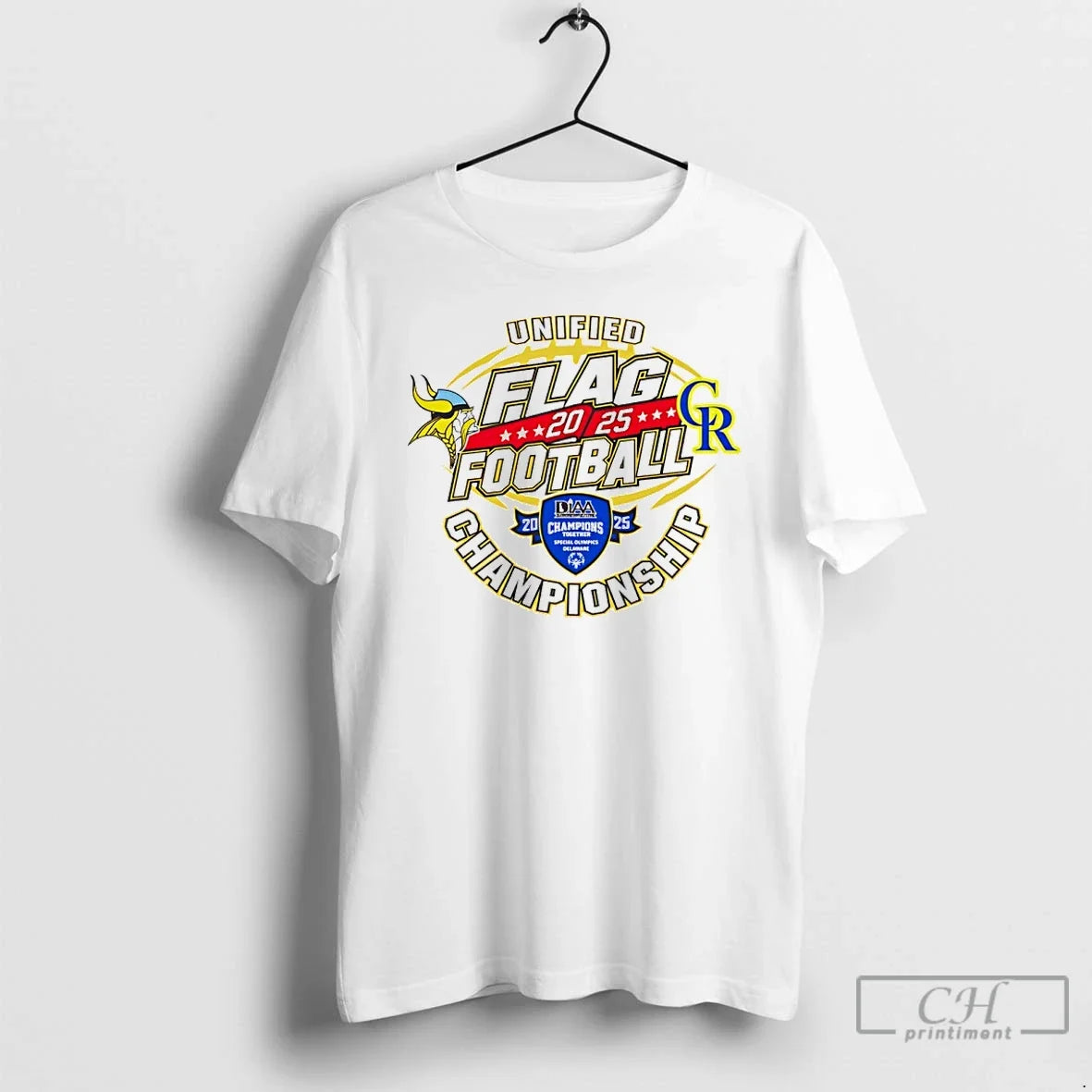 Unified Flag 2025 Diaa Football Championship Logo T-Shirts