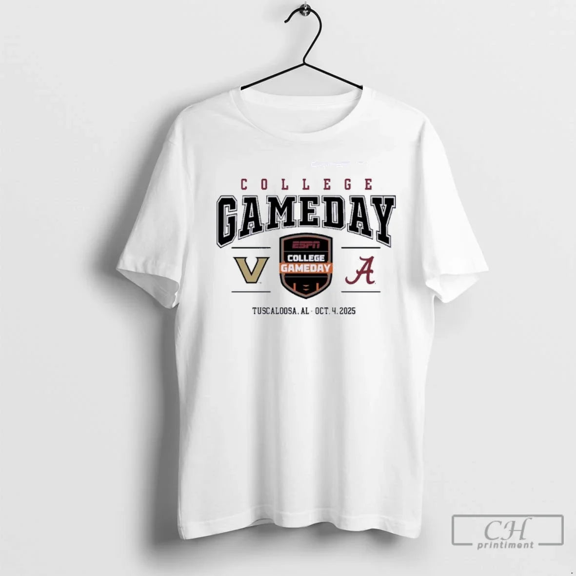 Premium Vanderbilt Vs Alabama 2025 College Gameday Tuscaloosa Al