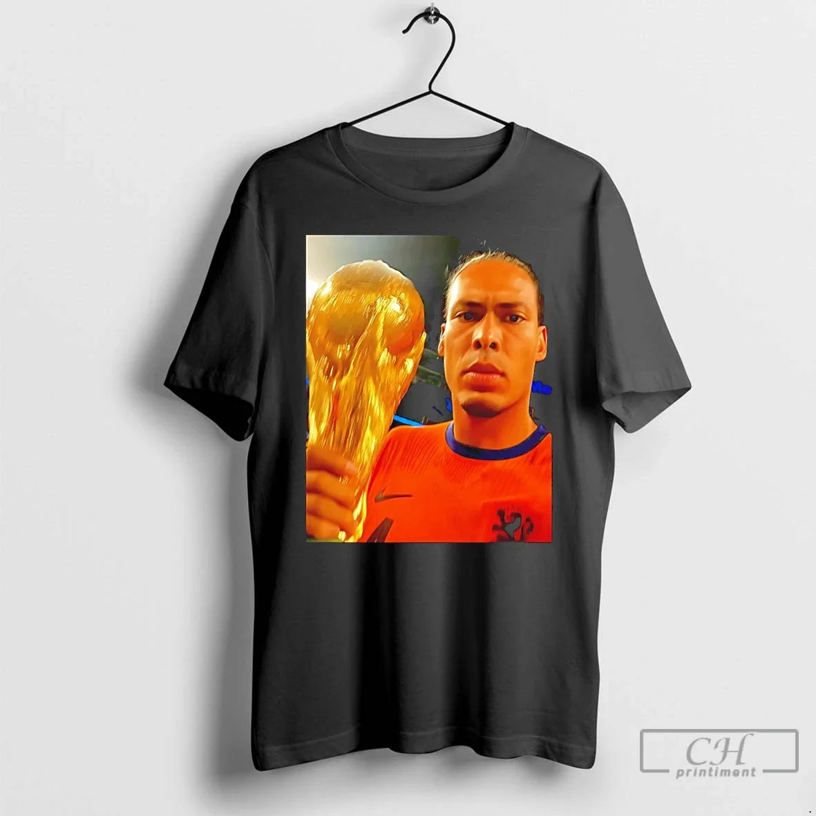 Virgil Van Liverpool Trophy T-Shirts
