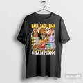 Western Michigan Broncos Mascot Back 2 Back 2 Back Mac Trophy Champions T-Shirts