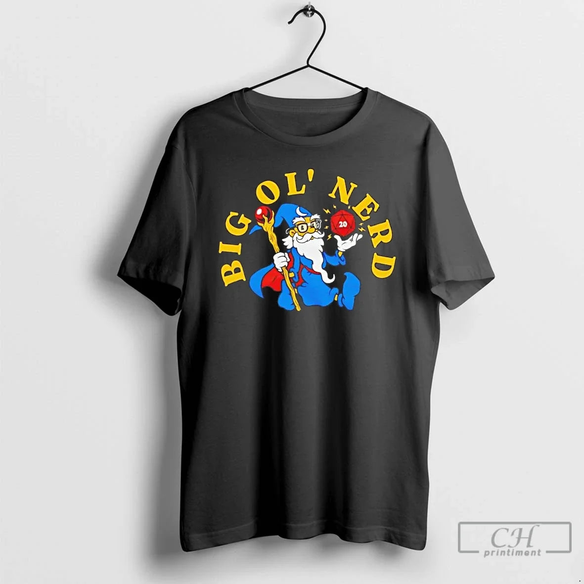 Wizard Dungeons Dragons Big Ol Nerd T-Shirts