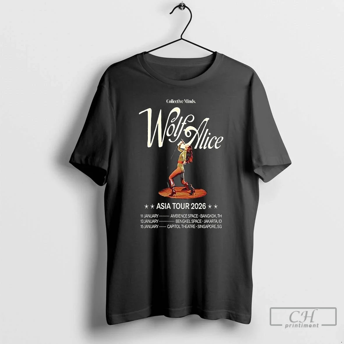 Wolf Alice Asia Tour 2026 T-Shirts