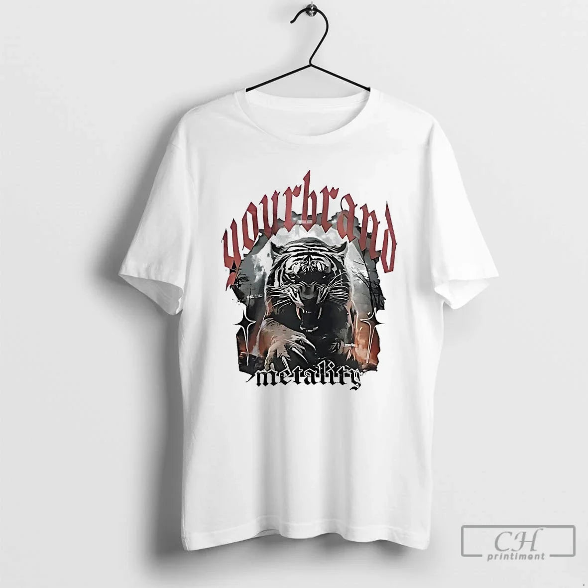 Your Brand Metality Tiger T-Shirts