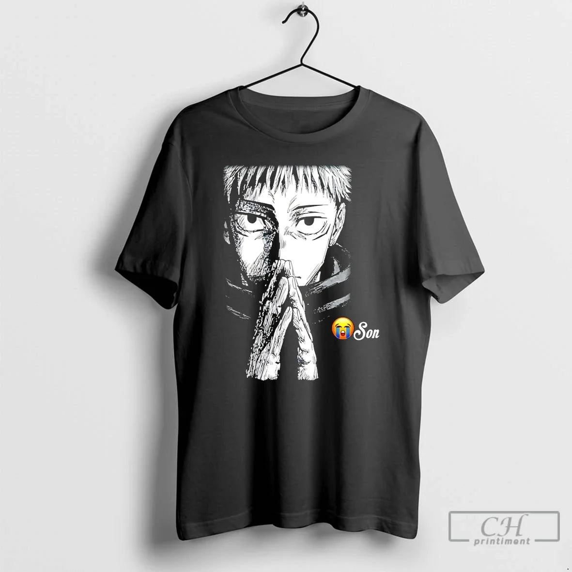Yuji Cryin Yuji Itadori Anime T-Shirts