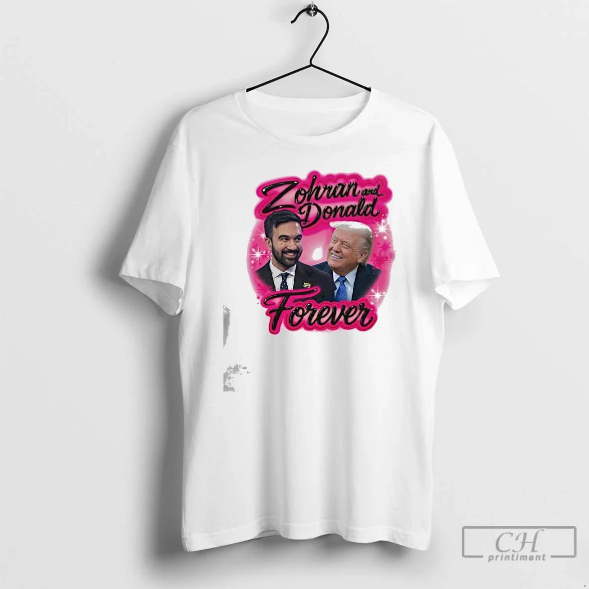 Zohran Donald Airbrush 2025 T-Shirts