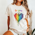 Pride Heart SweaterBe You Rainbow Shirt LGBT Shirt LGBT Shirt LGBT Shirt Funny Pride Shirt Pride Pride Celebration T-Shirts