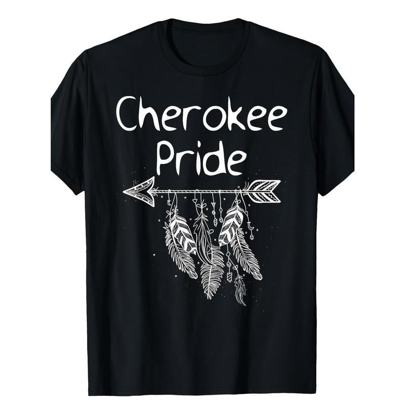 Pride Native American 100% Cotton Bohemian Round Neck Non Stretch Fabric 180g Made USA T-Shirts