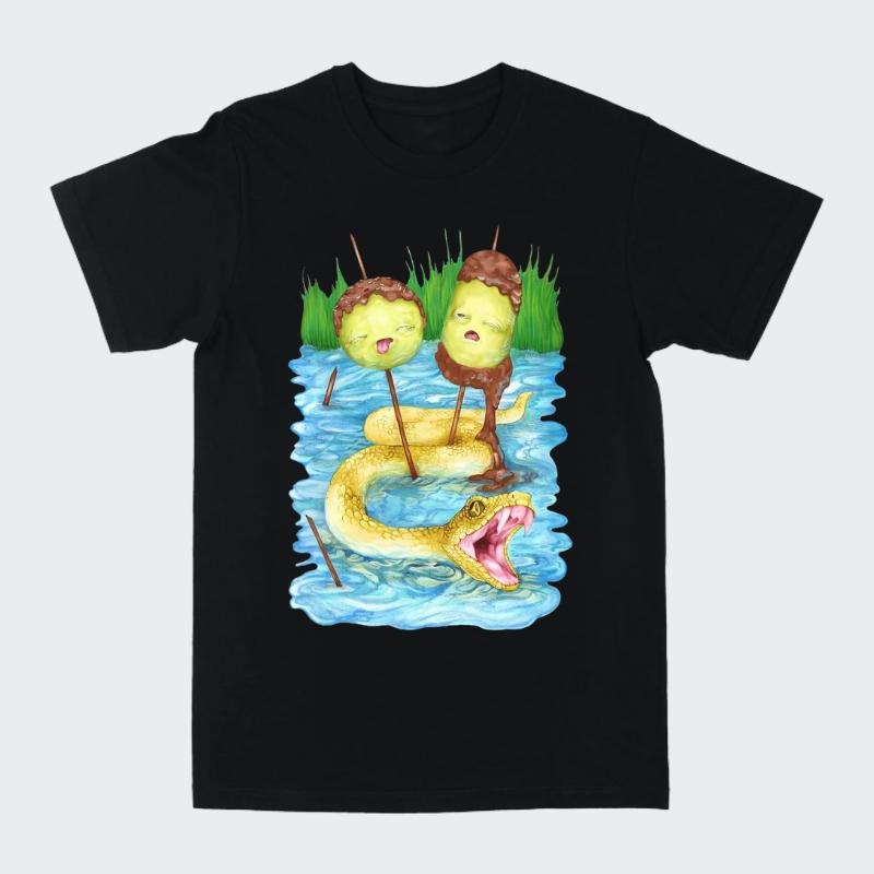 Princess Bubblegums Rock Adventure Time Cotton Medium Short Sleeve Casual Streetwear Printed T-Shirts