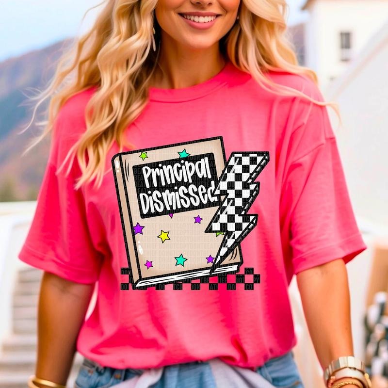 Principal Book DTF Transfers THIS IS NOT SHIRT T-Shirts
