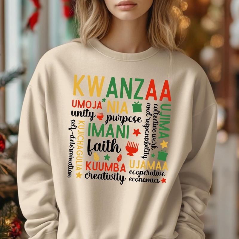 Principles Kwanzaa Kwanzaa Blessing Kwanzaa Candle Symbols Shirt African American Celebration T-Shirts