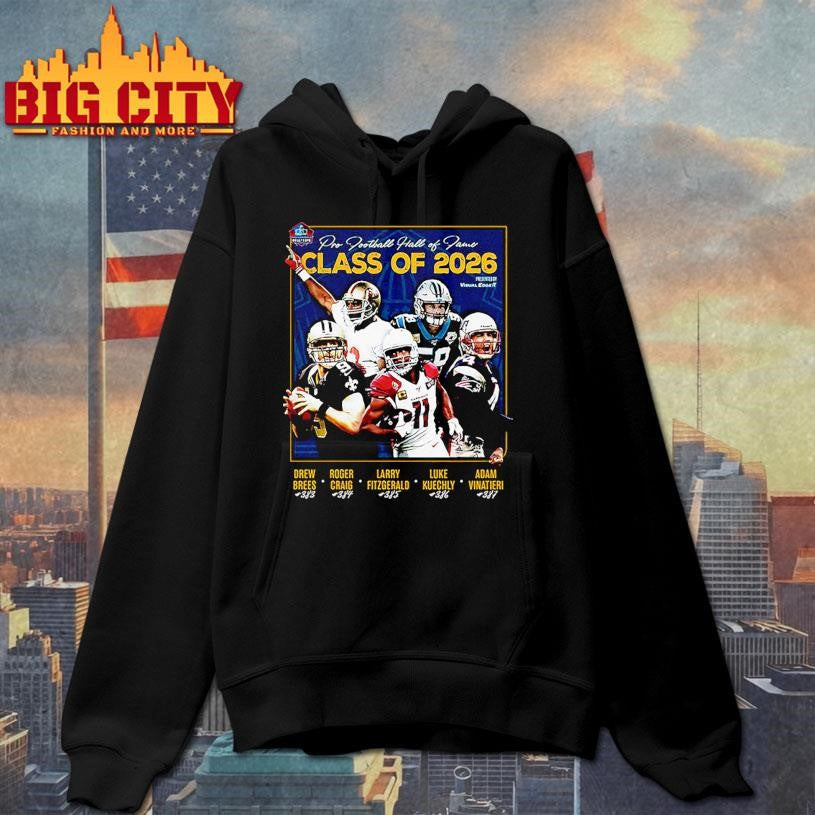 Pro Football Hall Of Fame Class Of 2026 Signature Player Shirt