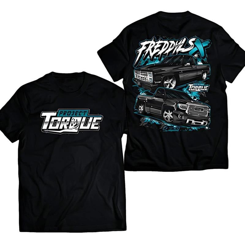 Project Torque C10x GMC Car Menswear Cotton Casual Tops T-Shirts