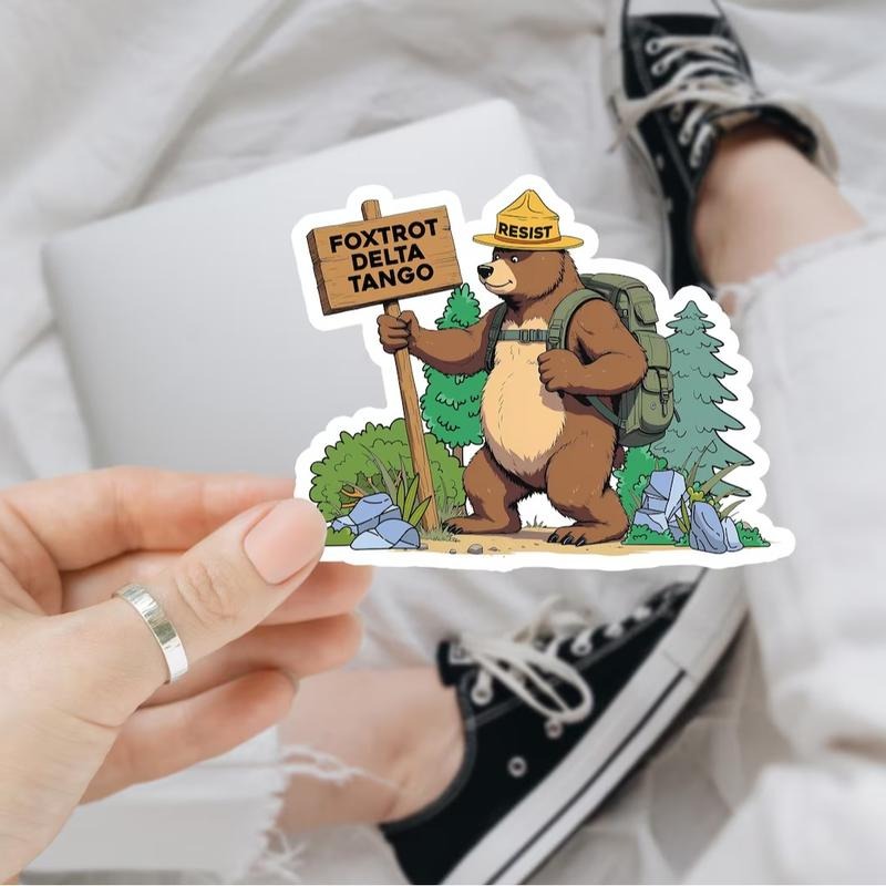 Protect Our Parks Sticker National Park Sticker Hiking Stickers Water Resistant Decalstyle{N002}4 T-Shirts