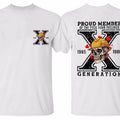Proud Member Fck Your Feelings X Generation Two Sides Shirt Gen X Skull Shirt Raised Hose Short Sleeve Shirt Menswear T-Shirts