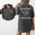 Psalms 91 Shirt Under His Wings I Will Find Shelter Christian Shirt Bible Verse Jesus Shirts Religious Comfy Tops Womenswear Cotton Fabric Comfort Chic T-Shirts