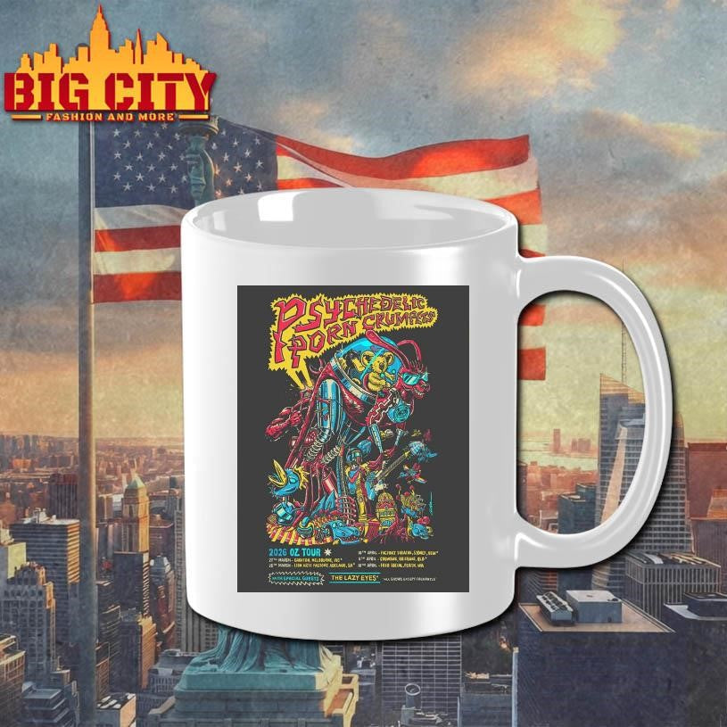 Psychedelic Porn Crumpets 2026 Oz Tour Schedule Dates Home Decor Poster Shirt
