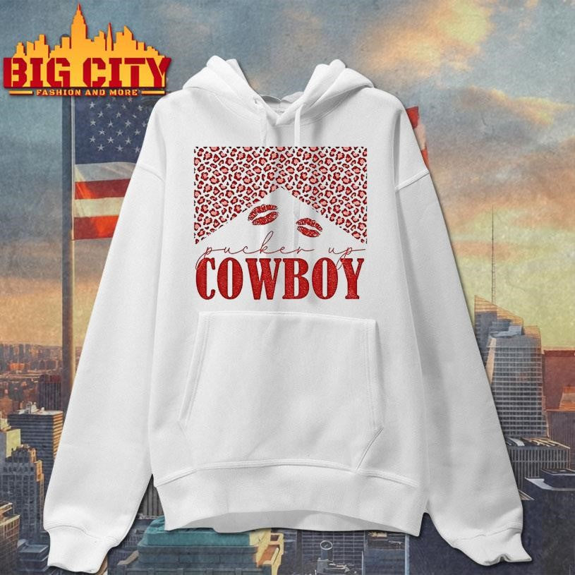 Pucker Up Cowboy Country Valentines Day Shirt