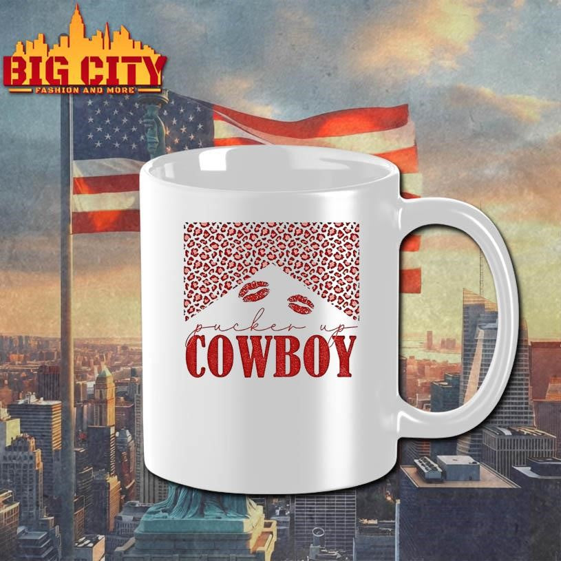 Pucker Up Cowboy Country Valentines Day Shirt