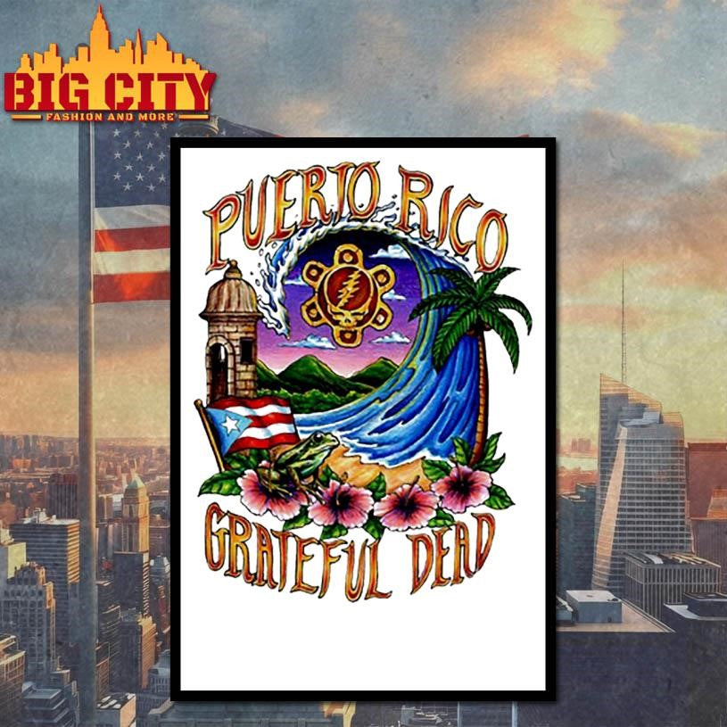 Puerto Rico United States of Dead Shirt