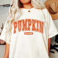 Pumpkin Season Comfort Color Fall Cotton Fabric Cotton Fabric T-Shirts