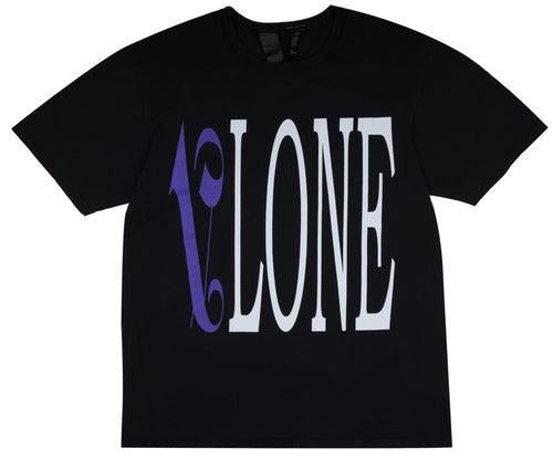 Vlone Palm Angels Black Purple T-Shirts