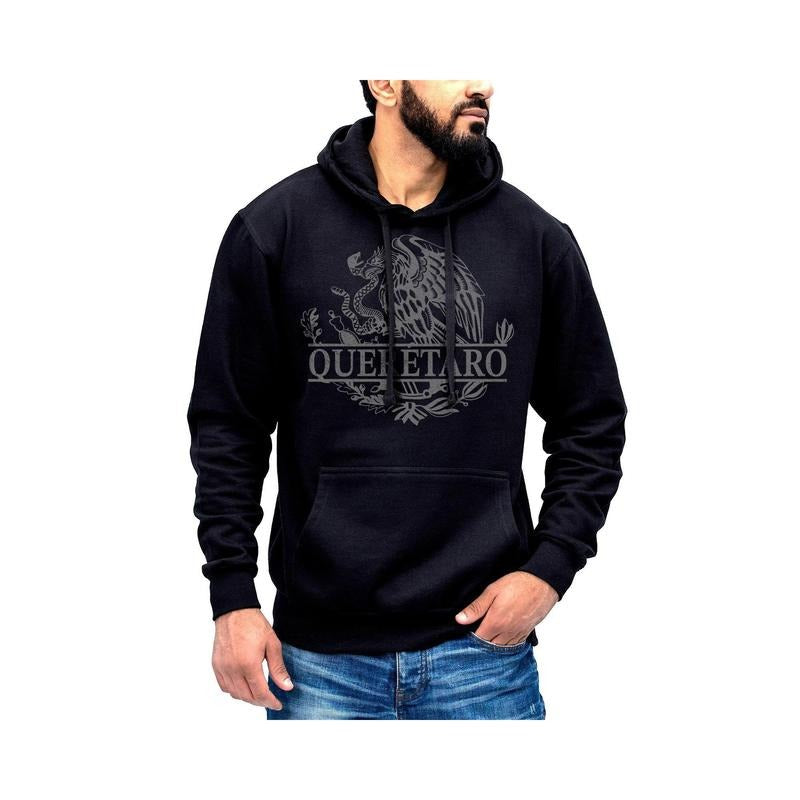 Queretaro Mexico Eagle Emblem Cotton Fabric T-Shirts