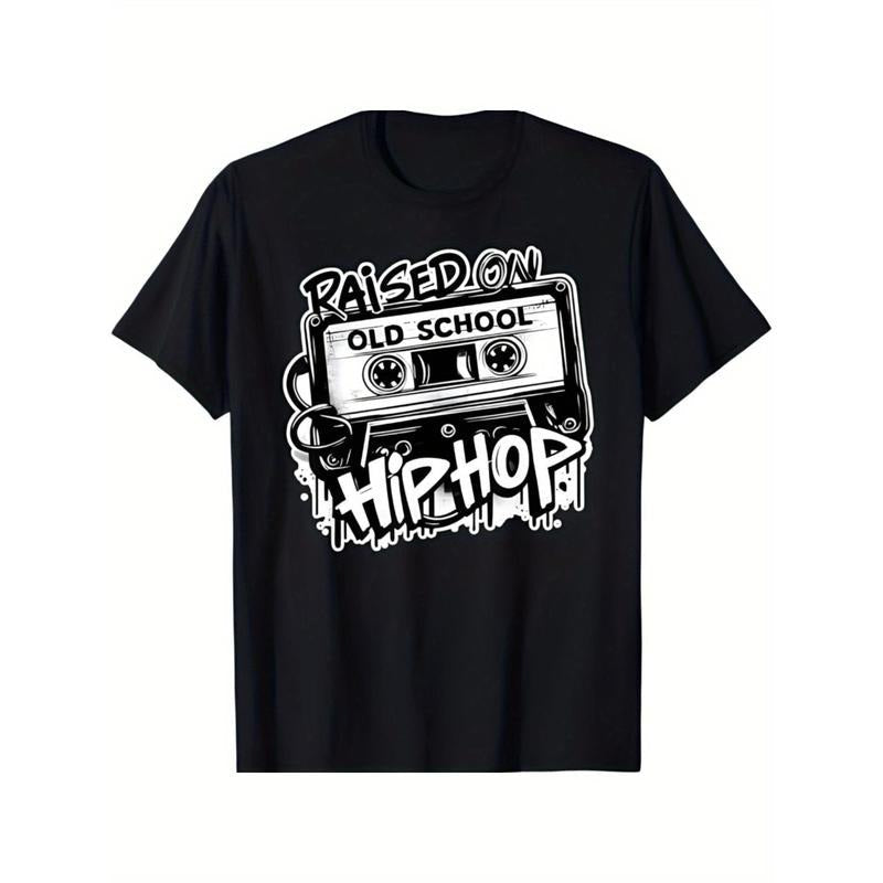 RAISED OLD SCHOOL HIP HOP Anniversary Cassette Graffiti Family Made USA T-Shirts