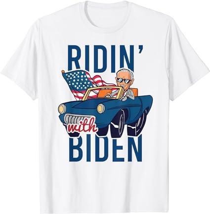 RIDIN' BIDEN 2020 Elect President Joe Election Meme Classic Menswear T-Shirts