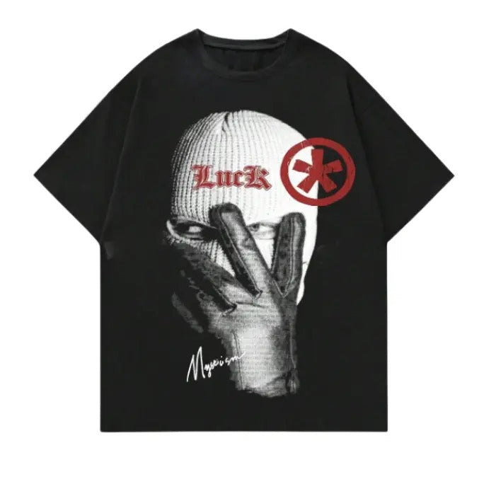 ROMWE Street Life Short Sleeve Portrait Print Suitable Daily Spring Summer School Tropical Cotton Menswear Top T-Shirts