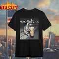 Raccoon Drinking Iced Coffee T-Shirt