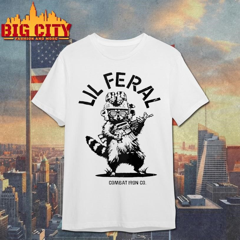 Raccoon Lil Feral Combat Iron Shirt