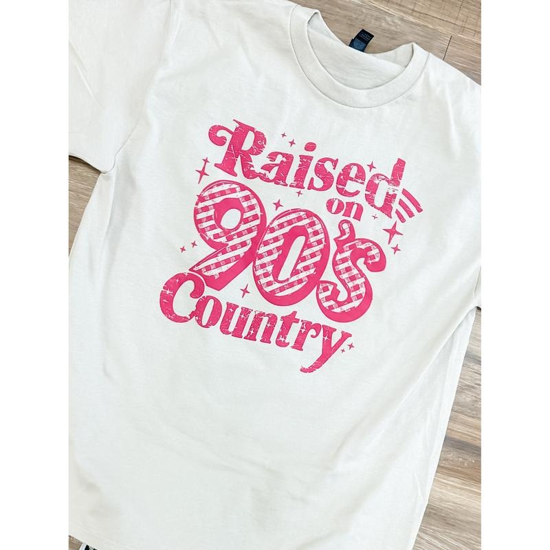 Raised 90'S Country Top T-Shirts