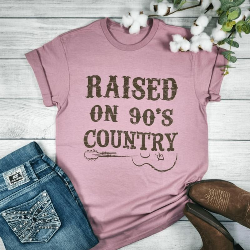 Raised 90'S Country T-Shirts