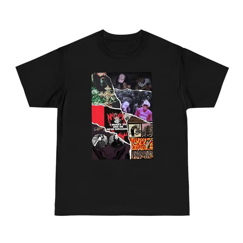 Rapper Boyband Shirt Grey 2024 Shirt Tour Shirt Fans Oufit Boxy Cotton Boxy Cotton T-Shirts