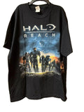 Rare New Halo Reach Gaming XL Black Short Sleeve Cotton Menswear T-Shirts