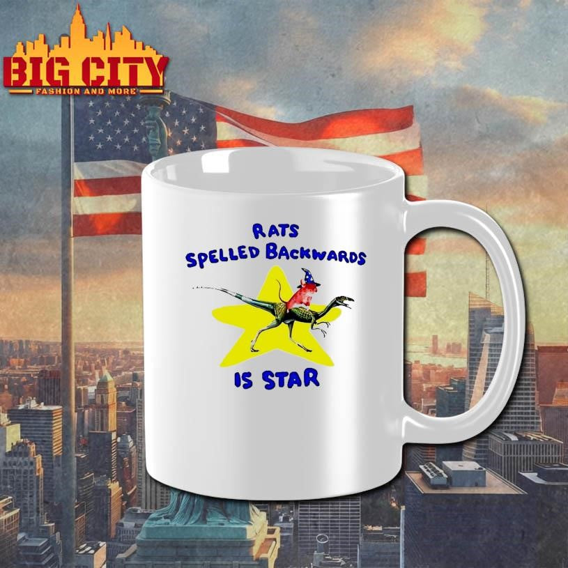 Rats Spelled Backwards Is Star Dinosaur Shirt