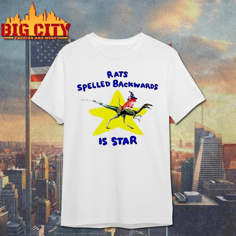 Rats Spelled Backwards Is Star Dinosaur Shirt