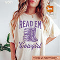 Read Em Cowgirl Shirt Western Country Girl Cowboy Romance Acotar T-Shirts