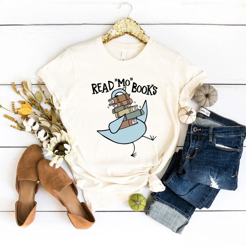 Read More Books Shirt Piggie Elephant Pigeons 'S Good Day Read Book Book Lovers Bookworm Book Nerd Teacher 03CKH T-Shirts